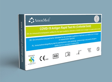 AmonMed™ COVID-19 Antigen Rapid Test Kit - ab 50 St. 2,75 € zzgl. 19% Mwst.